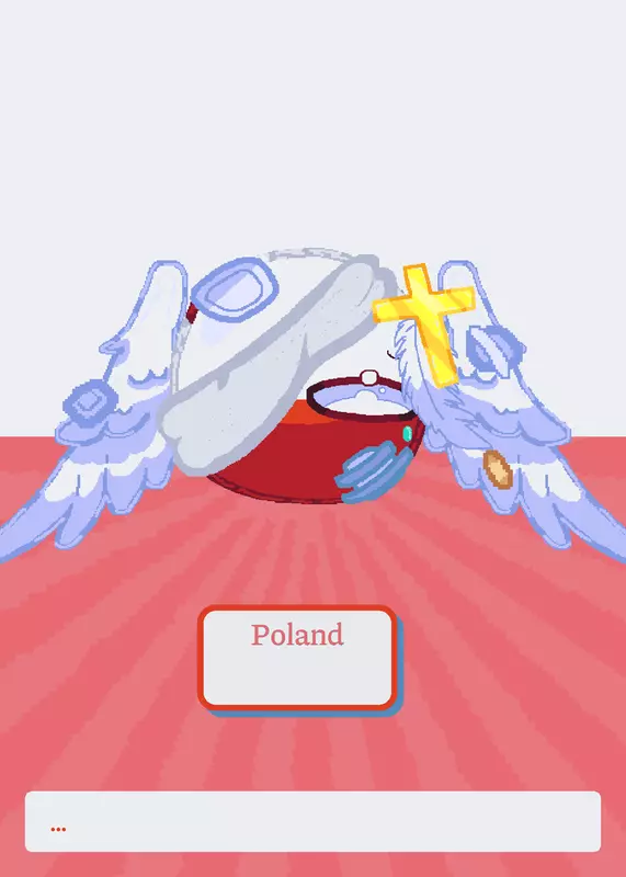 Poland by @countryballls_paraguay
