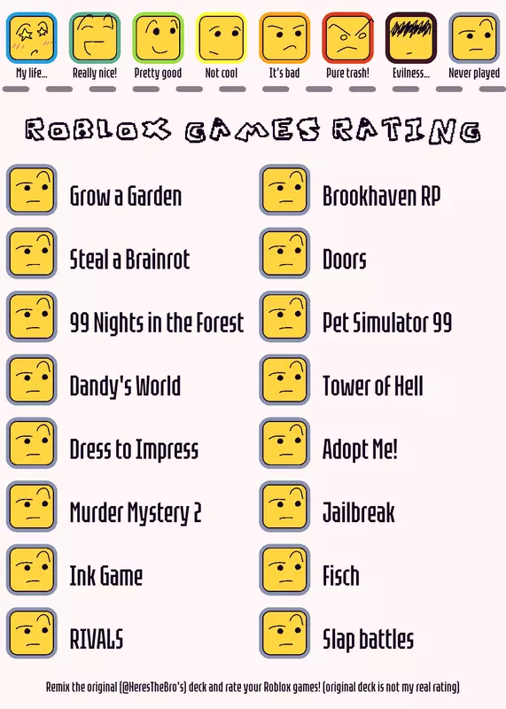 Game by @HeresTheBro