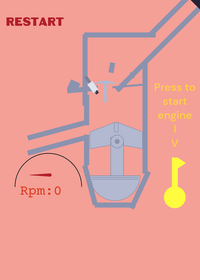 working gas engine