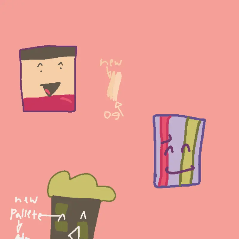 My ocs with the New pallete by @codex_v2