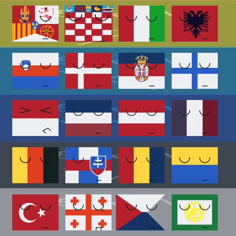 Flag band by @Francisco2026Pyramixed
