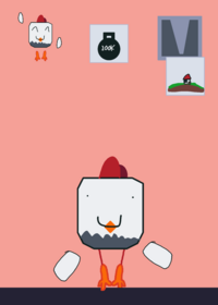 Chicken ragdoll