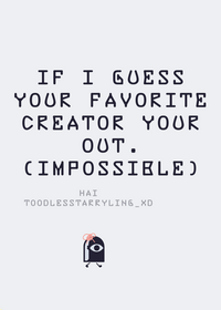 I like my favorite creators.