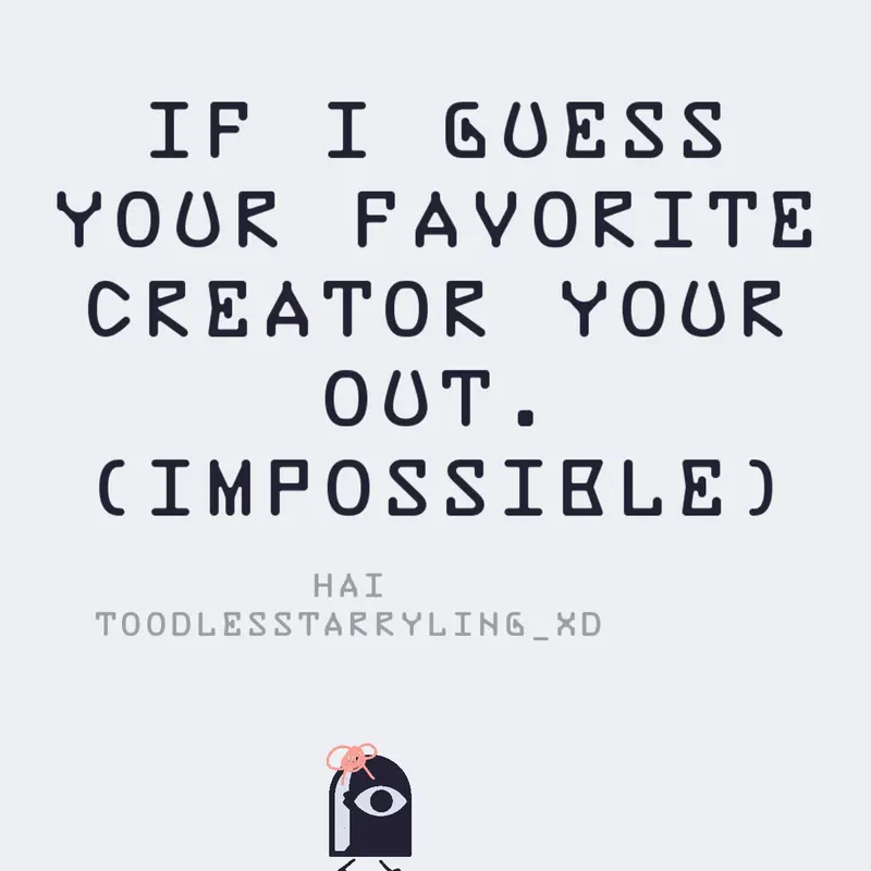 I like my favorite creators. by @ToodlesStarryling_XD