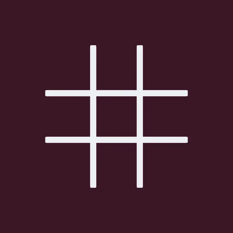 Neon Tic tac toe by @rakiairevalc