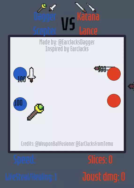 Weapon Balls 2v2 by @EarclacksBlueDagger