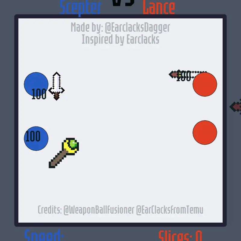 Weapon Balls 2v2 by @EarclacksBlueDagger
