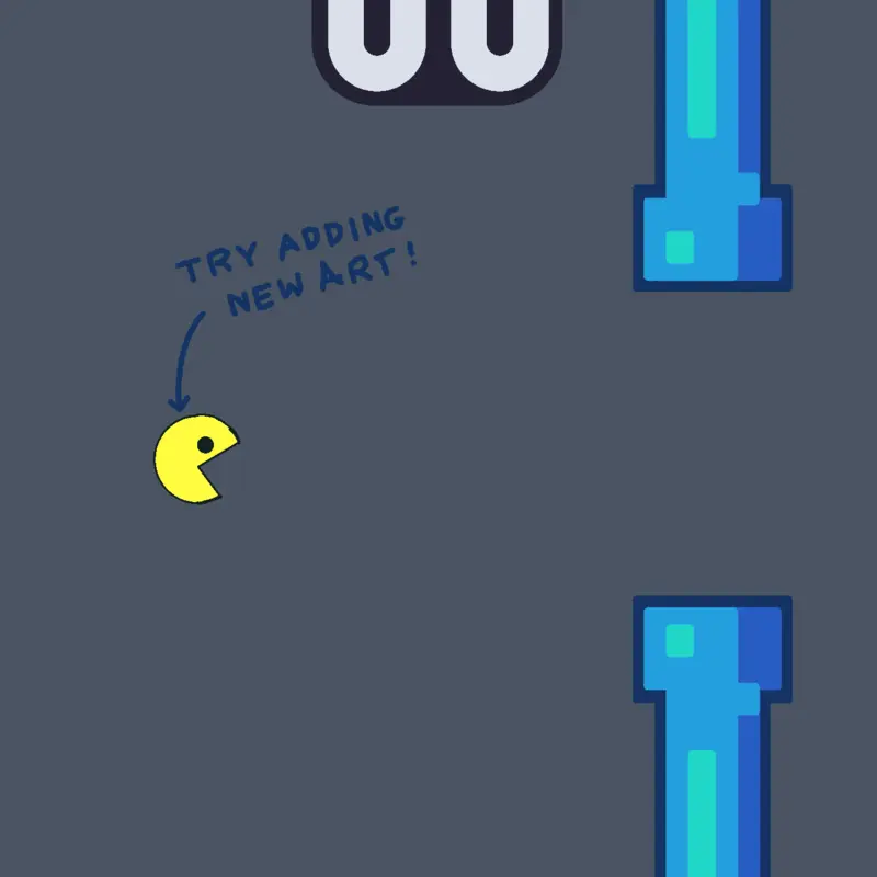 Pac man hard by @AnieleCassia