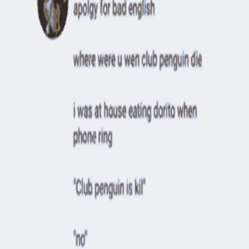 club penguin is kil by @awhl4