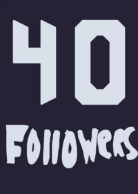 thx you for 40 followers