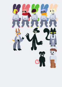 Some animal hospital art i made