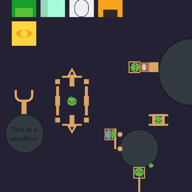 Angry birds space level 1-1 by @sandiagamer1234