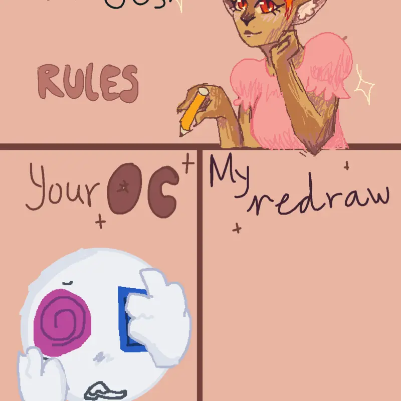 Pls re-draw by @Aj_crafts