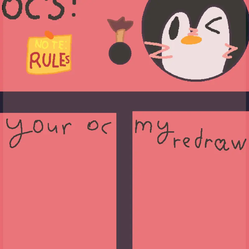 Redrawing your ocs because i can by @pengs_stuff