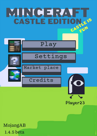 Minecraft on castle