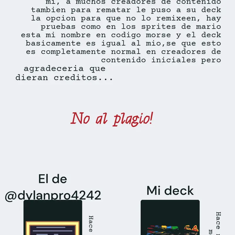 Me plagiaron by @Daniel_12345678