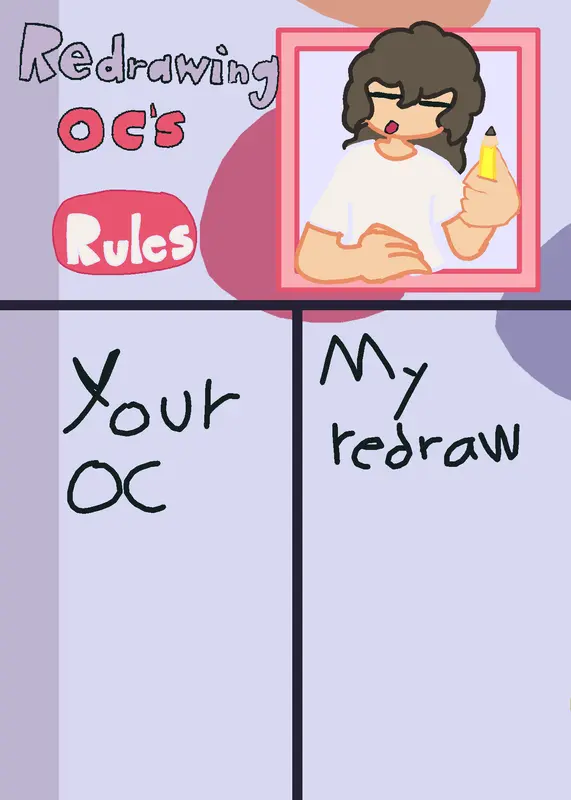 Redrawing Oc! by @rebecachu15