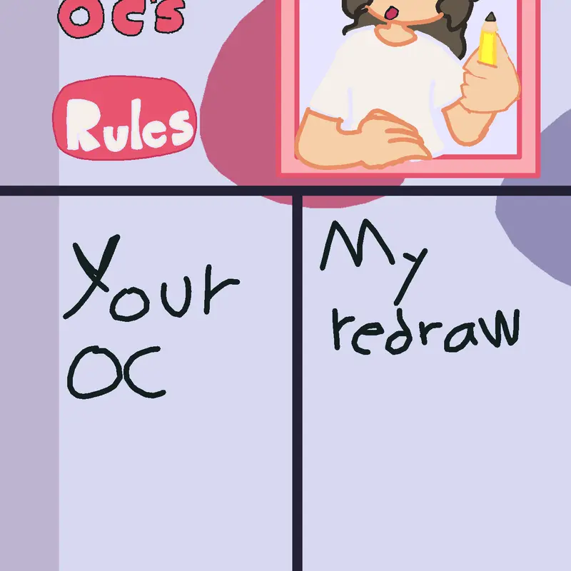 Redrawing Oc! by @rebecachu15