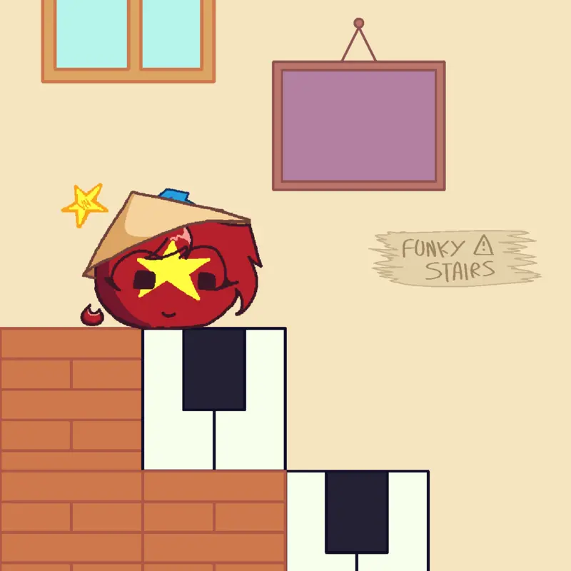 Funky stairs, feat: Vietnam and Japan by @Cherry13
