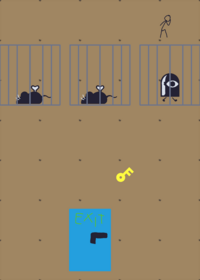 ;escape from cage not prison lol XD