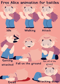 Free Alice’s battle animation