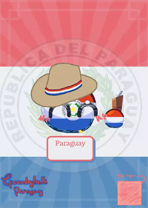 My first game / mi primer juego by @countryballls_paraguay