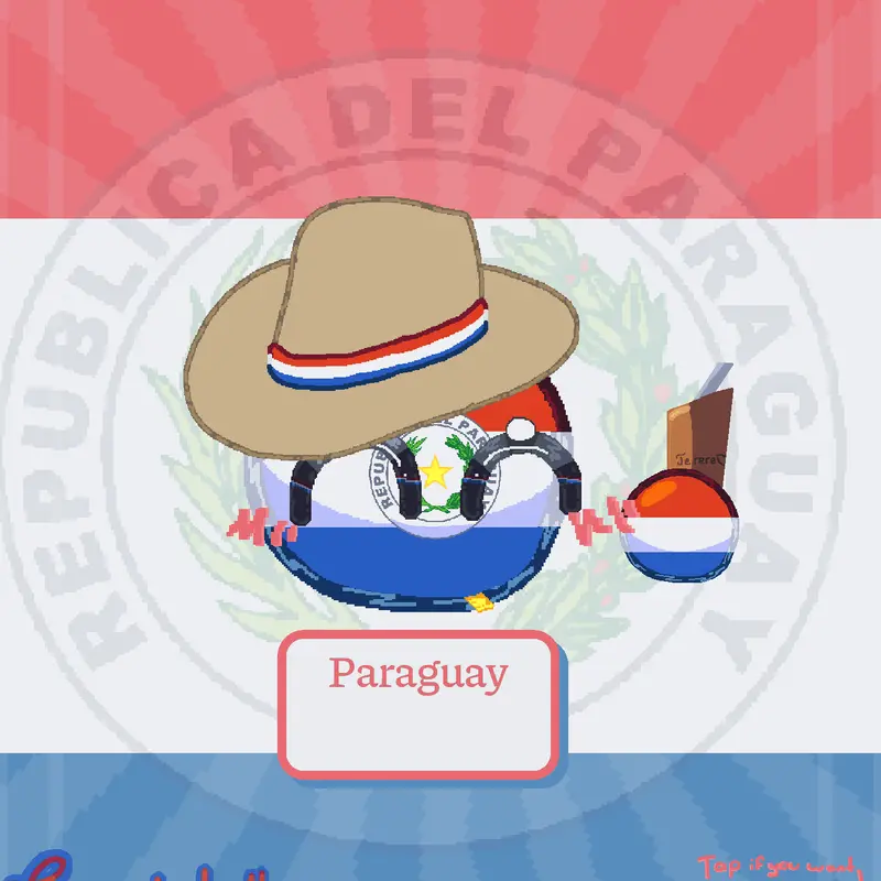 My first game / mi primer juego by @countryballls_paraguay