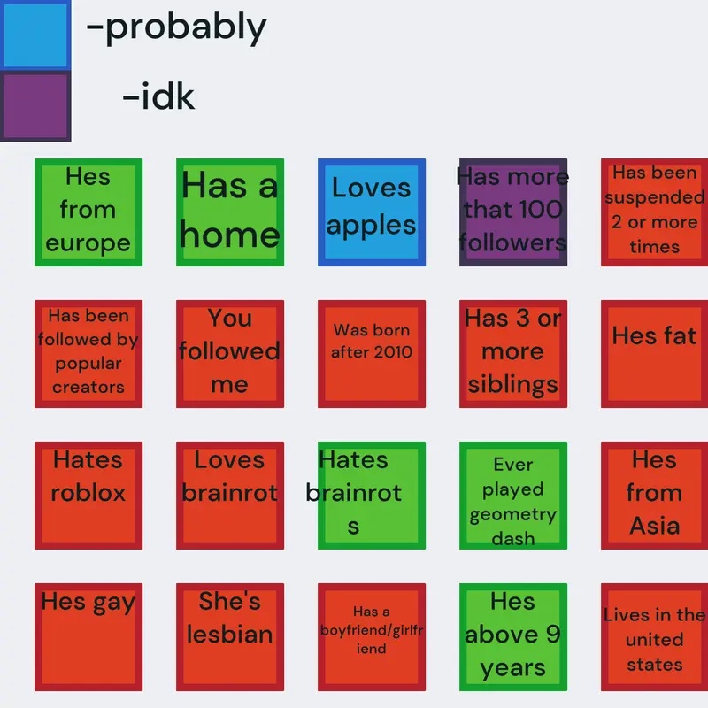 Bingo by @phonebreaker