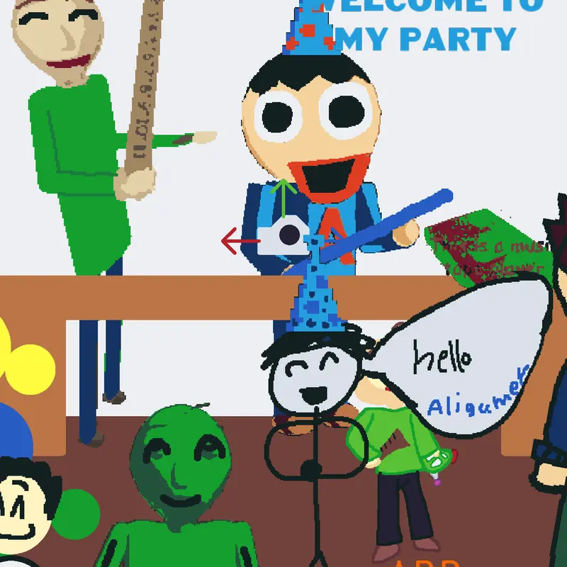 Aligamer party! by @sonic828383