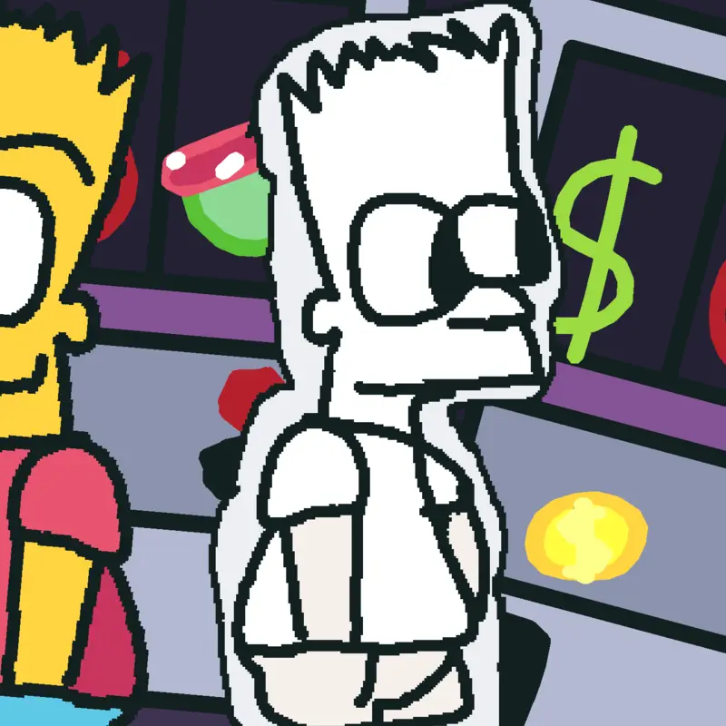 My new OC paper Bart by @paper_bart_halloween