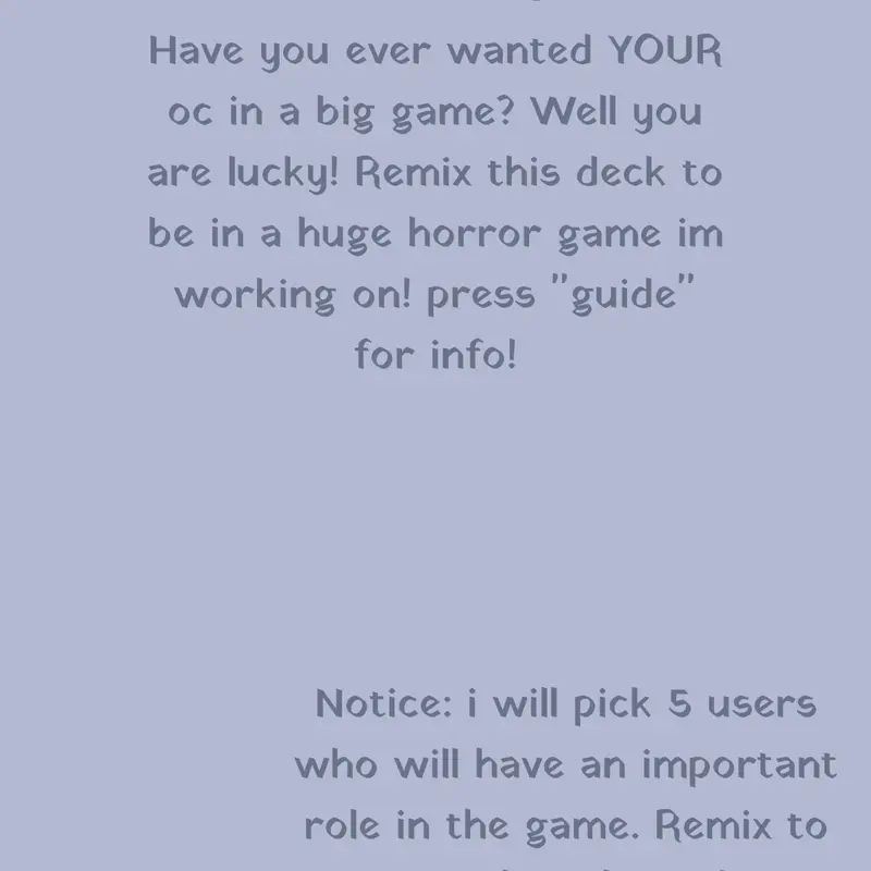 Game by @andyglands