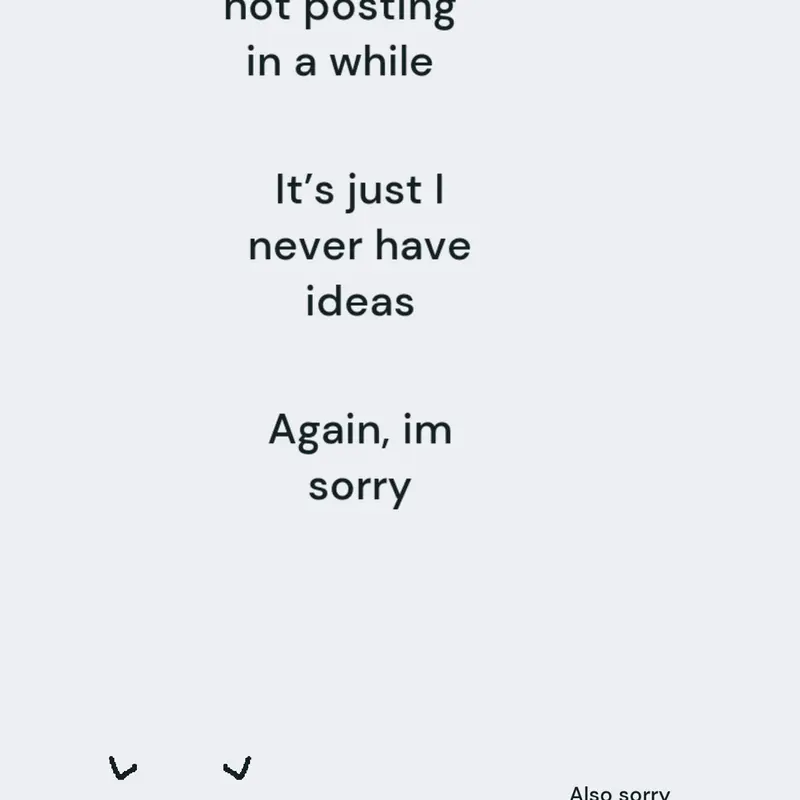 My apology by @toast11969