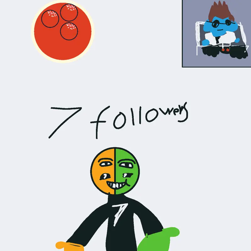 Thanks for 7 followers by @bearthekid