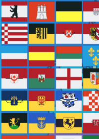 Flag band: Cities in Germany