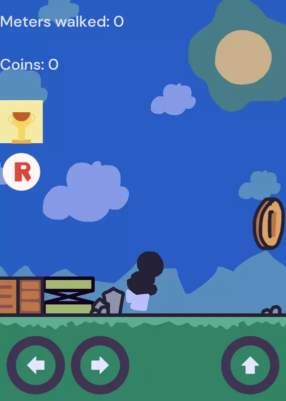 Infinite platformer! by @blue_fox1993