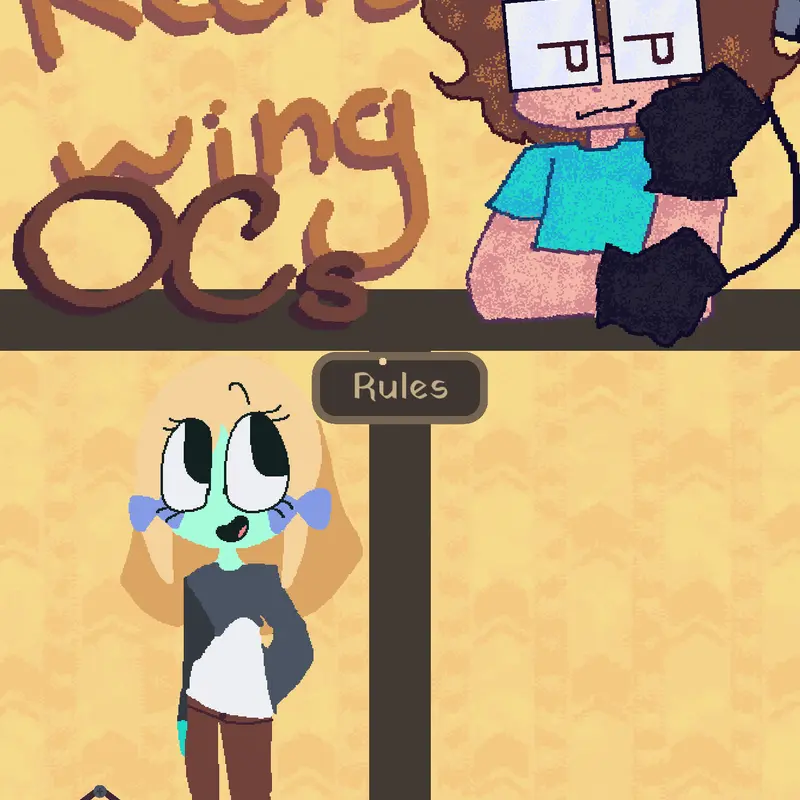 Draw my oc by @ganglegamez