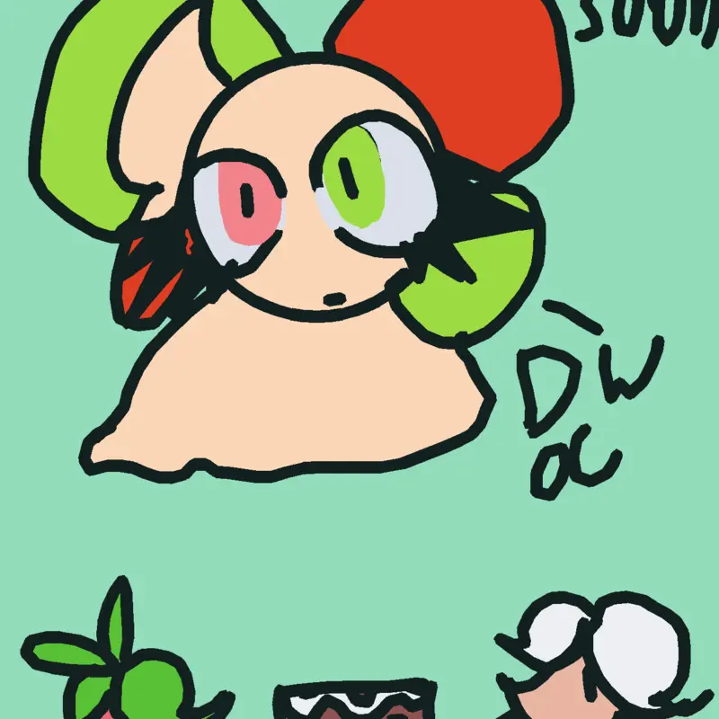 My dandys world oc by @MelancreamCookie