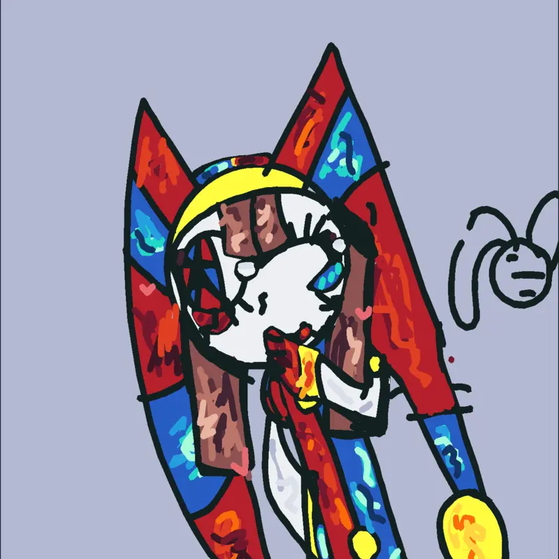 ♡Pomni Drawing♡ sonde by:pomni lovestadc by @lIiisi