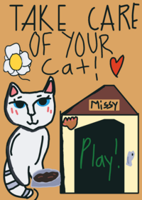 Take care of you cat name daisy!