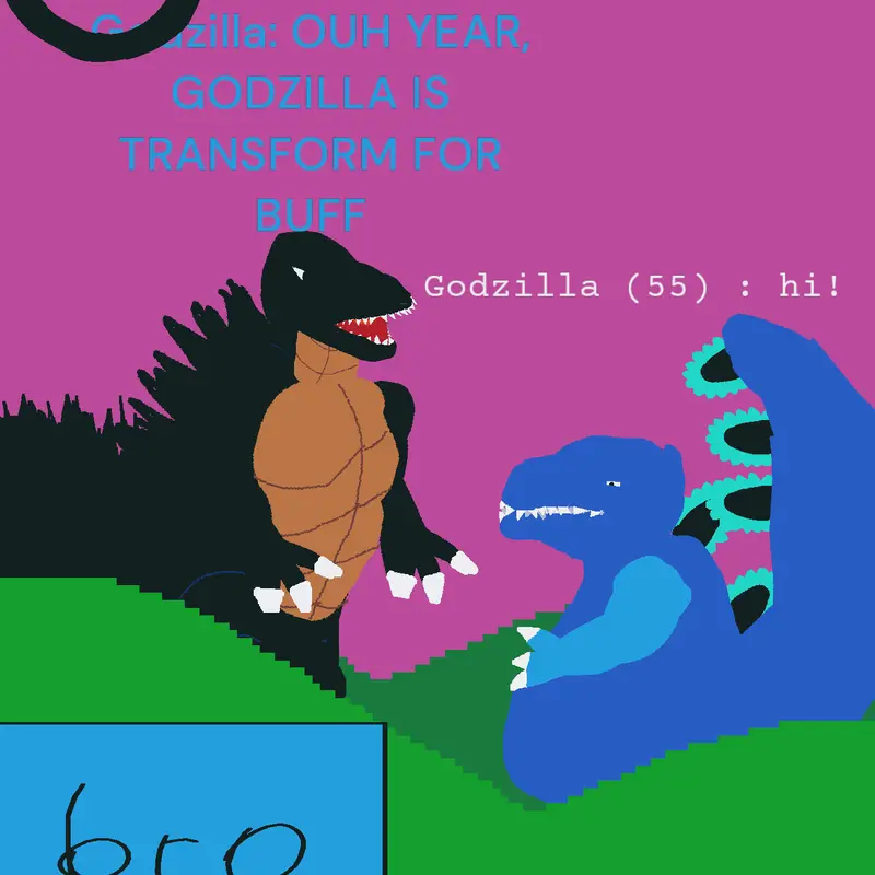 Godzilla 1954 (YOU) transform a buff by @Remix_studios