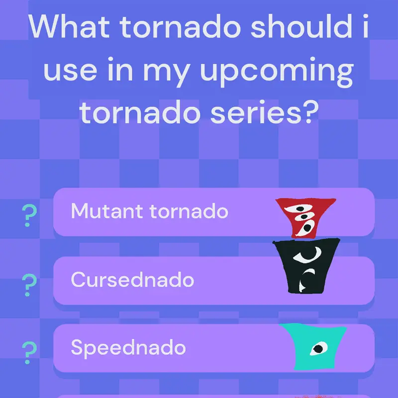 Choose your answer by @Flecher_lee_tornadoes