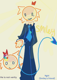 He is NOT Verity 👹 His name is Smiley