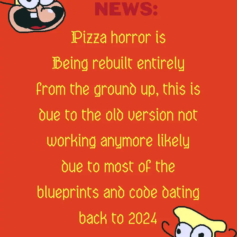 NEWS ABOUT PIZZA HORROR!!! by @LKGAMING