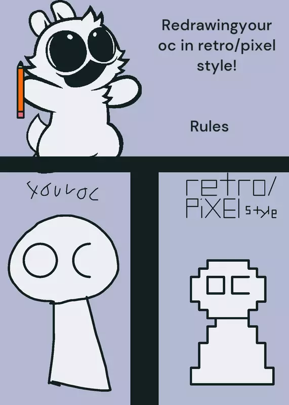 Retro/pixel style redraw deck! by @bip_with_500_followers