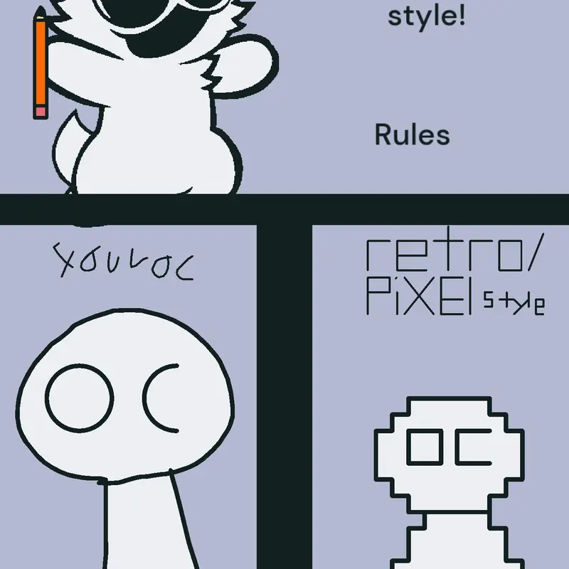 Retro/pixel style redraw deck! by @bip_with_500_followers