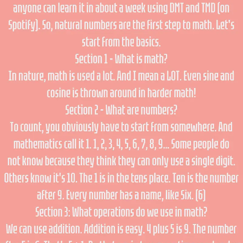 The math dude, but text. by @Duplinacci
