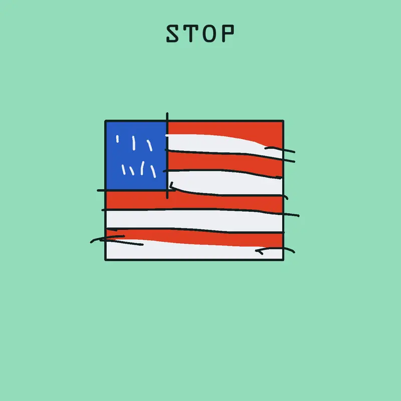 Stop flag by @unrealistic-frog929