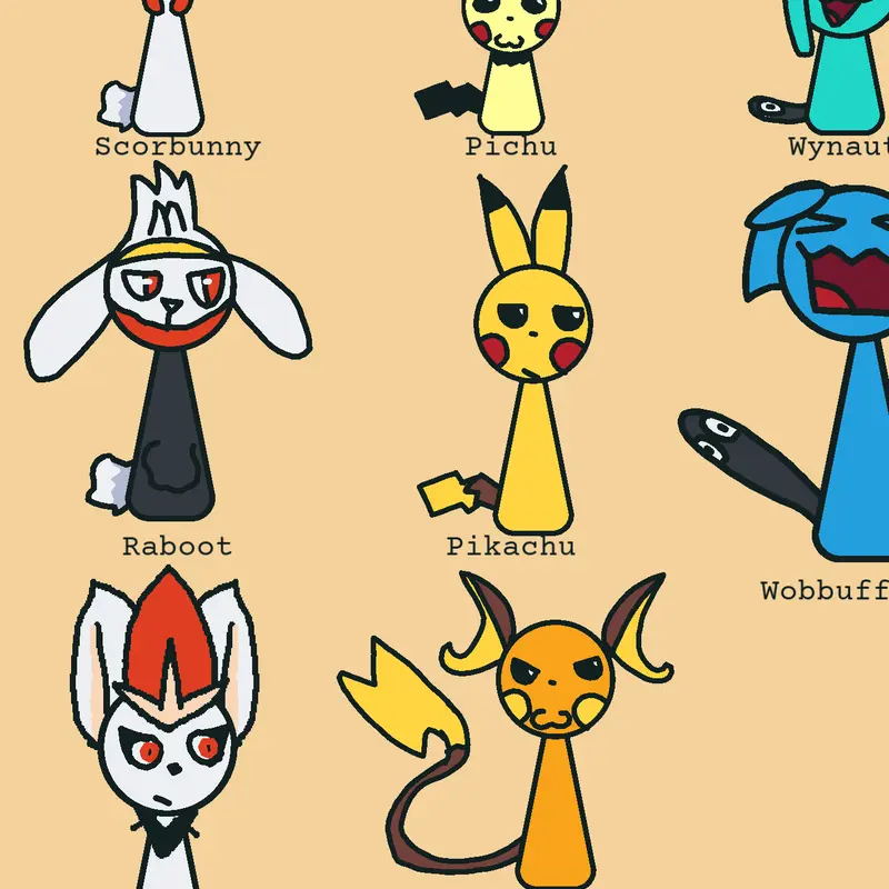Pokemon by @happy_ghast_official