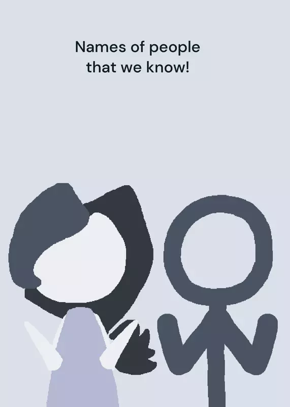 Names of people that we know! by @S3CRET-4GENT