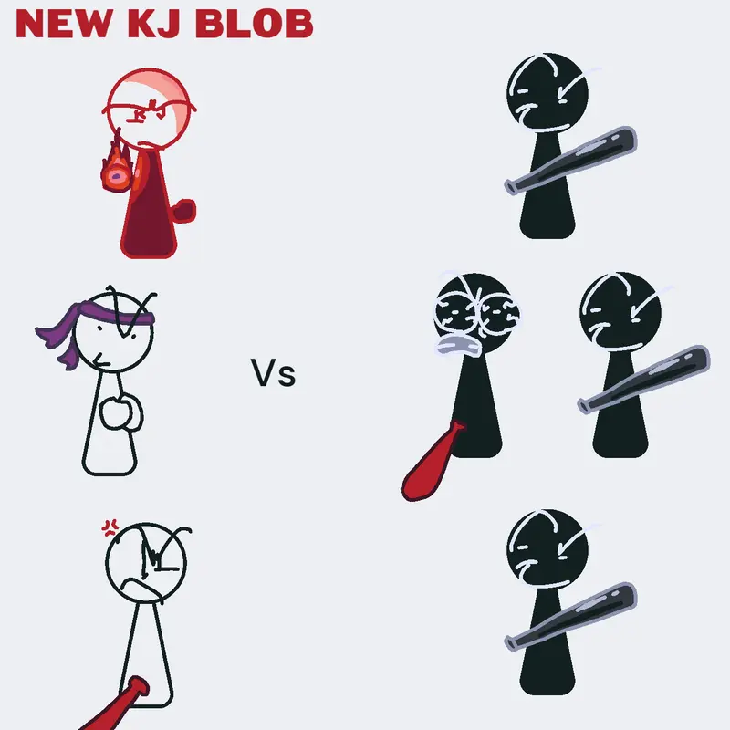 KJ Blob, Marcial Blob & REALLY mad Blob! by @LeeBunnyDYWRC
